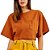 Camiseta Forum Over Marrom Feminino - Imagem 1