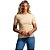 Blusa Colcci Canelada Bege Feminino - Imagem 3