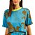 Camiseta Estampada Forum Azul Feminino - Imagem 1