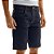 Bermuda Jeans Forum Paul Slim Azul Marinho Masculina - Imagem 1