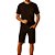 Bermuda Jeans Forum Paul Slim Preto Masculino - Imagem 4