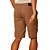 Bermuda Sarja Forum Davi Marrom Masculina - Imagem 2