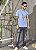 Camiseta Colcci Estampada Slim VE23 Azul Masculino - Imagem 3