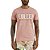 Camiseta Estampada Colcci Slim Rosa Masculino - Imagem 1