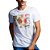 Camiseta Colcci Slim Holidays VE23 Branco Masculino - Imagem 1