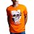 Camiseta Estampada Colcci Slim Laranja Masculino - Imagem 1