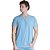 Camiseta Colcci Slim Gola V VE23 Azul Masculino - Imagem 3