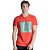 Camiseta Estampada Colcci Slim Vermelho Masculino - Imagem 1