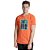 Camiseta Estampada Colcci Slim Laranja Masculino - Imagem 1