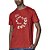 Camiseta Estampada Colcci Slim Vermelho Masculino - Imagem 1