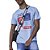 Camiseta Estampada Colcci Slim Azul Masculino - Imagem 1