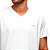 Camiseta Colcci Gola V Slim P23 Branco Masculino - Imagem 3