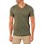 Camiseta Colcci Slim Gola V P23 Verde Masculino - Imagem 1