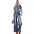 Blusa Colcci Estampada Comfort V23 Azul Feminino - Imagem 3