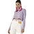 Blusa Colcci Cropped Comfort P23 Lilás Feminino - Imagem 1