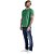 Camiseta Colcci Gola V Slim V23 Verde Masculino - Imagem 3