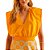 Blusa Linho Forum Laranja Feminina - Imagem 1
