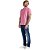 Camiseta Colcci Slim Gola V P23 Rosa Masculino - Imagem 3