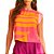Blusa Forum Reta Rosa Feminina - Imagem 1