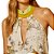 Blusa Forum Bege Estampada Feminina - Imagem 3