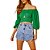 Blusa Linho Forum Verde Feminino - Imagem 3