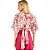 Blusa Linho Forum Estampado P23 Vermelho Feminino - Imagem 2