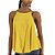 Regata Colcci Loose Amarelo Feminino - Imagem 1