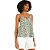 Regata Linho Forum Estampado P23 Verde Feminino - Imagem 1