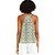 Regata Linho Forum Estampado P23 Verde Feminino - Imagem 2
