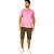 Camiseta Colcci Gola V V23 Rosa Masculino - Imagem 3