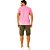 Camiseta Colcci Gola V V23 Rosa Masculino - Imagem 4