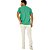 Camiseta Colcci Logo Bordado V23 Verde Masculino - Imagem 4