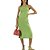 Vestido Midi Canelado Colcci Slim Verde Feminino - Imagem 1