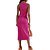 Vestido Colcci Midi Canelado Rosa Feminino - Imagem 2