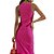 Vestido Colcci Midi Canelado Rosa Feminino - Imagem 4