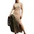 Vestido Canelado Colcci Slim Bege Feminino - Imagem 1