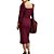 Vestido Canelado Colcci Slim Bordô Feminino - Imagem 2