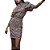 Vestido Colcci Estampado Slim Rosa Feminino - Imagem 1