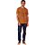 Camiseta Estampada Coca Cola Marrom Masculino - Imagem 3