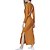 Vestido Canelado Colcci Slim Laranja Feminino - Imagem 2