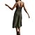 Vestido Linho Colcci Comfort Verde Feminino - Imagem 2