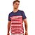 Camiseta Coca Cola Listras P23 Marinho Masculino - Imagem 1
