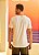 Camiseta Linho Forum Slim Bege Masculino - Imagem 5