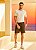Camiseta Linho Forum Slim Bege Masculino - Imagem 4