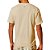 Camiseta Linho Forum Box Bege Masculino - Imagem 2
