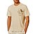 Camiseta Linho Forum Box Bege Masculino - Imagem 1