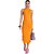 Vestido Canelado Colcci Slim P23 Laranja Feminino - Imagem 1