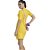Vestido Canelado Colcci Slim P23 Amarelo Feminino - Imagem 2