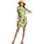 Vestido Colcci Slim Estampado P23 Verde Feminino - Imagem 3