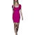 Vestido Canelado Colcci Slim Rosa Feminino - Imagem 1